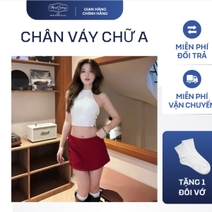 Chân váy A-line dáng ngắn