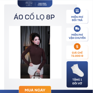 Áo Cổ Lọ 8P