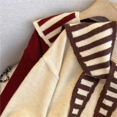 áo len kiểu đại học kèm choàng