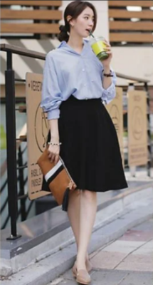 Cách Phối Đồ Với Chân Váy Đen