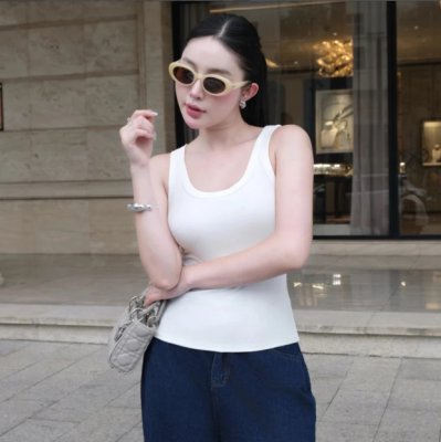 áo ba lỗ mặc với quần gì