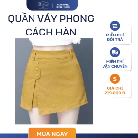 Quần Váy Phong Cách Hàn – Trẻ Trung, Thanh Lịch, Dễ Phối Đồ