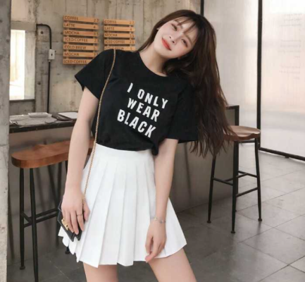 Áo Mặc Với Chân Váy Mùa Hè