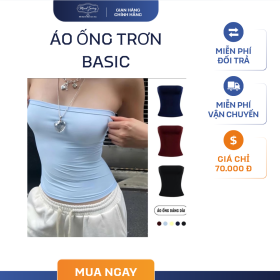 Áo Ống Trơn Basic – Item Gợi Cảm, Cá Tính Cho Phong Cách Thời Trang Hiện Đại  Meta Description: