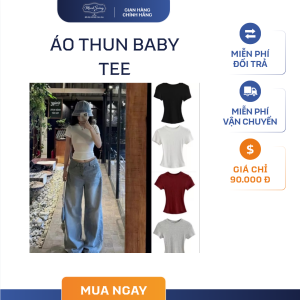 Áo Thun Baby Tee Nữ – Item Hack Tuổi, Tôn Dáng Hot Trend
