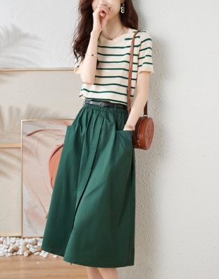 Set Đồ Nữ 2 Món Kẻ Sọc Mùa Hè