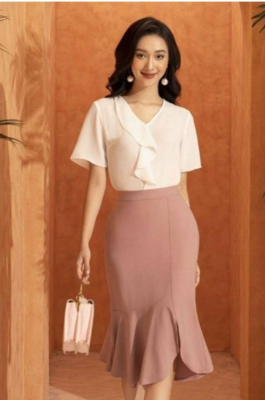 Mẫu Chân Váy Chữ A Dài