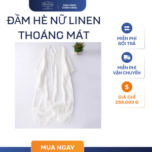 Đầm Hè Nữ Linen – Thoáng Mát, Thanh Lịch, Chuẩn Xu Hướng Thời Trang