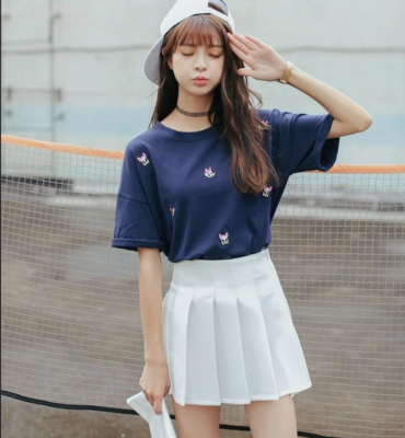 Áo Mặc Với Chân Váy Mùa Hè