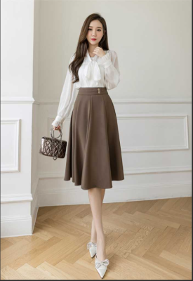 Mẫu Chân Váy Chữ A Dài