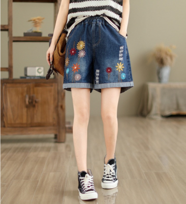 Quần short jean nữ