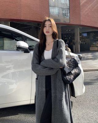 Áo Khoác Len Cardigan Nữ Dáng Dài – Cách Phối Đồ Đẹp