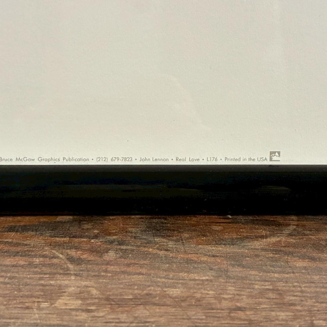 最終値下げ】美品 ジョン・レノン「Real Love」リトグラフ 印章有